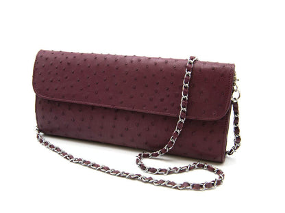 Karoo Ostrich Leather Clutch Bag - Ostrich Leather Bag