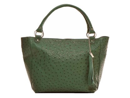 Karoo Ostrich Leather Tote Handbag - Ostrich Leather Bag