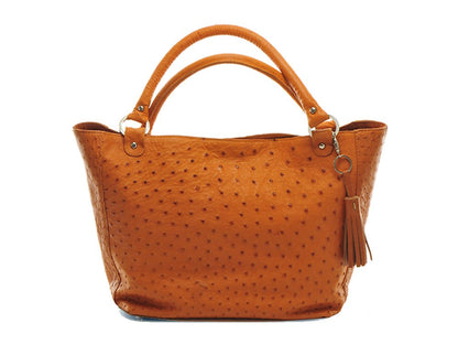 Karoo Ostrich Leather Tote Handbag - Ostrich Leather Bag