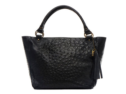 Karoo Ostrich Leather Tote Handbag - Ostrich Leather Bag