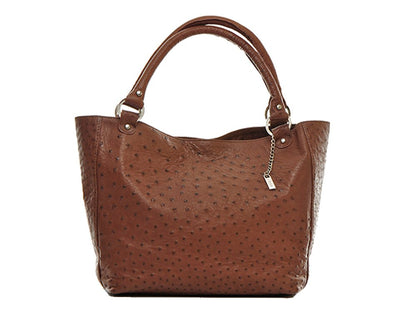 Karoo Ostrich Leather Tote Handbag - Ostrich Leather Bag