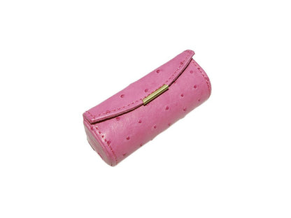 Leather Lipstick Case | Ostrich Leather - Ostrich Leather Gift