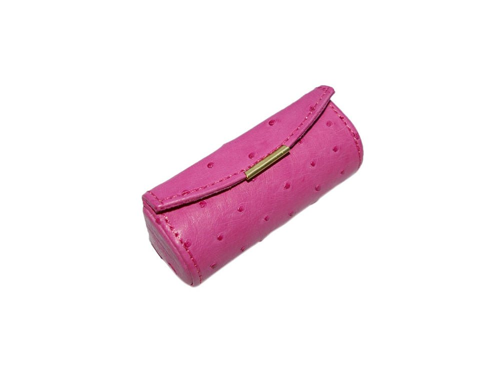 Leather Lipstick Case | Ostrich Leather - Ostrich Leather Gift