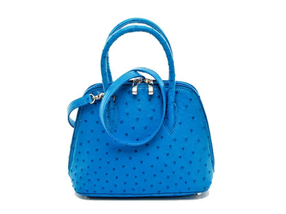 Mini Ostrich Leather Hepburn Handbag - Ostrich Leather Bag