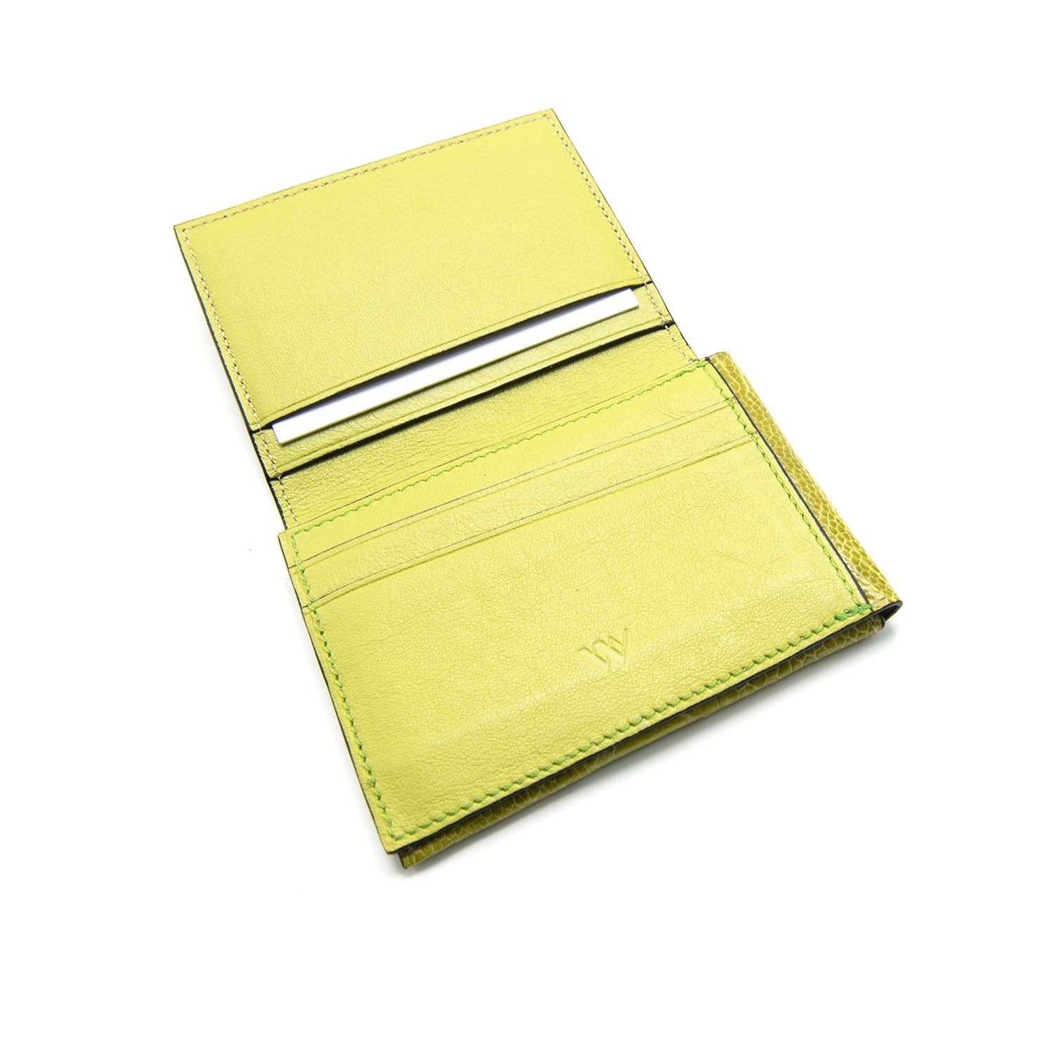 Montana Ostrich Shin Leather Credit Card Folder - Ostrich Leather Wallet