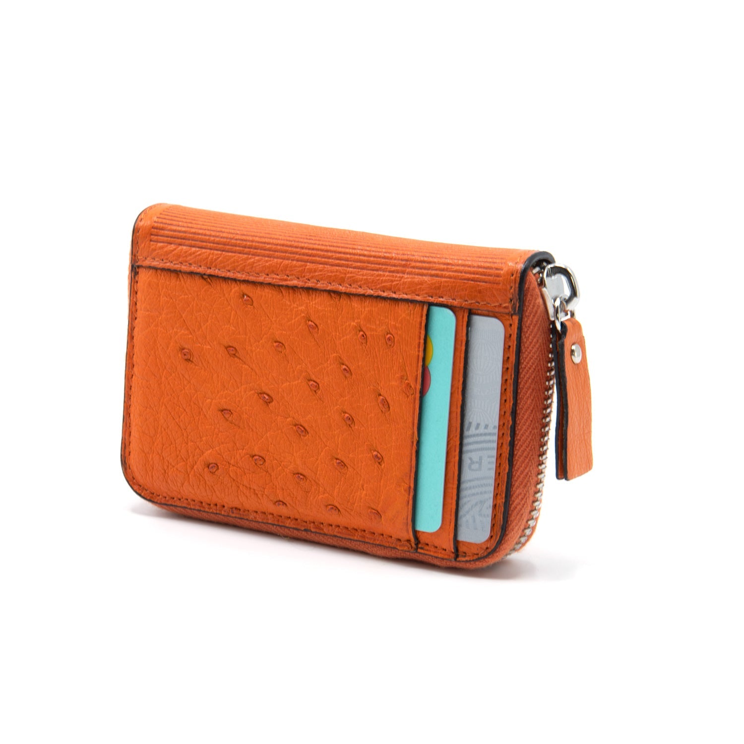 New Via La Moda Ostrich Leather Purse - Ostrich Leather Wallet