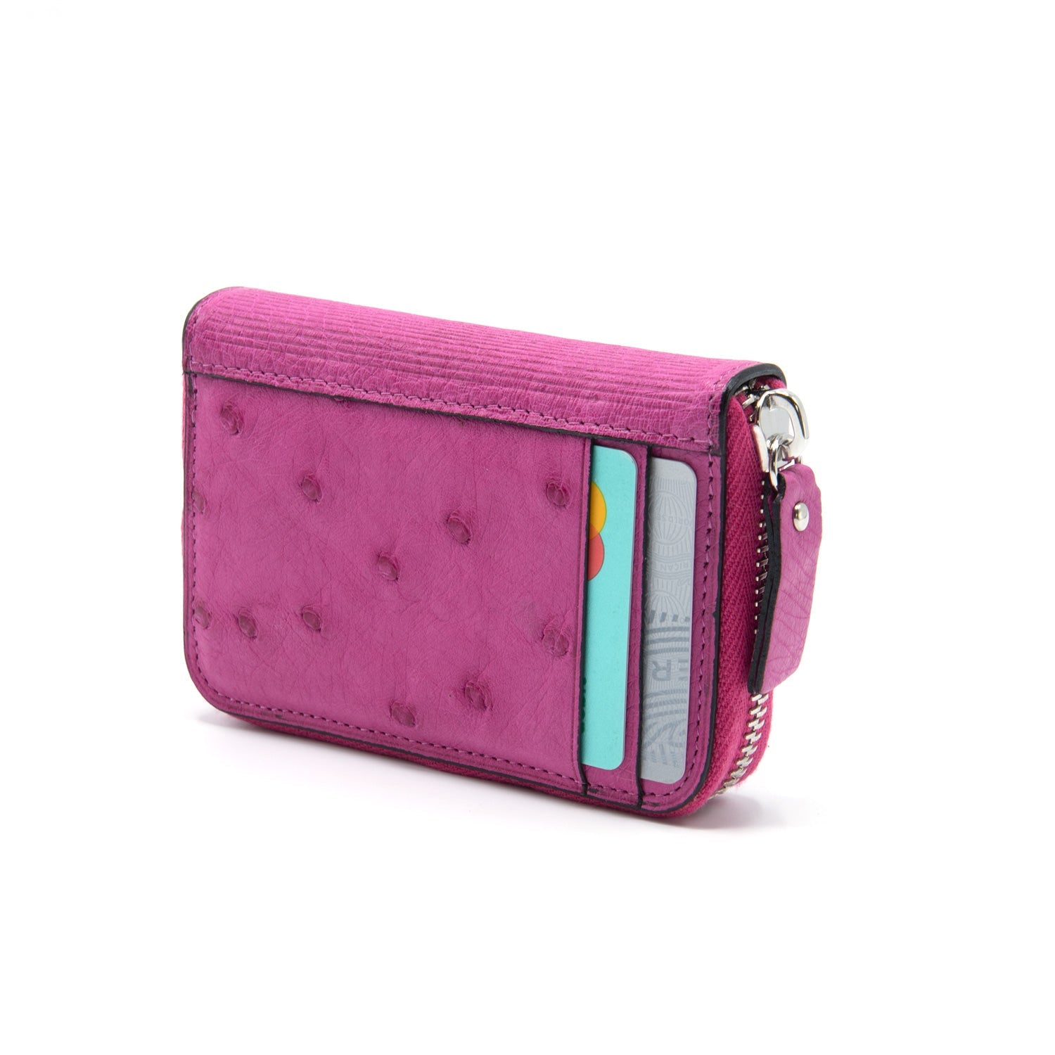 New Via La Moda Ostrich Leather Purse