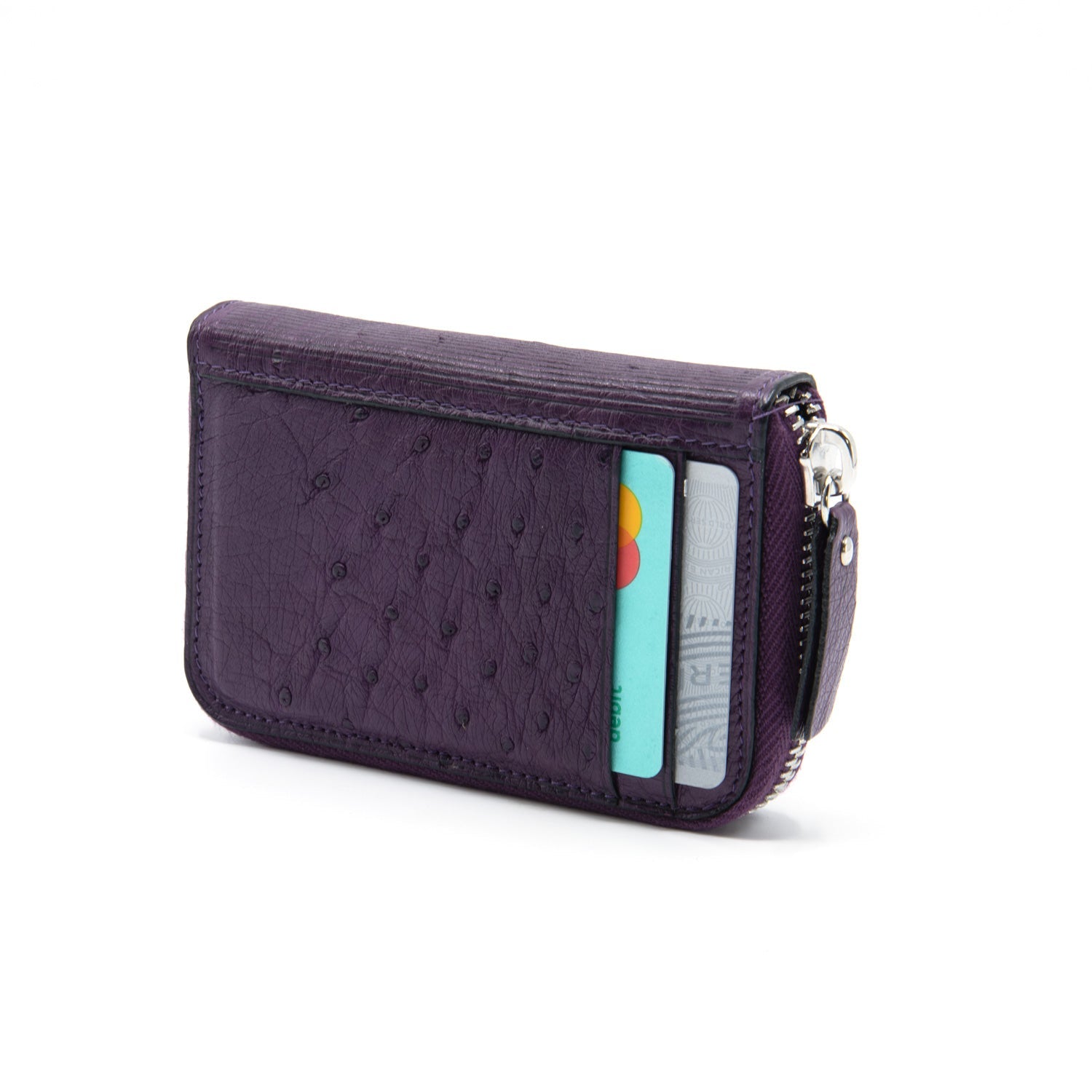 New Via La Moda Ostrich Leather Purse - Ostrich Leather Wallet