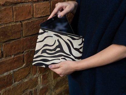 Nguni Padded Clutch Bag - Wallets &amp; Purses