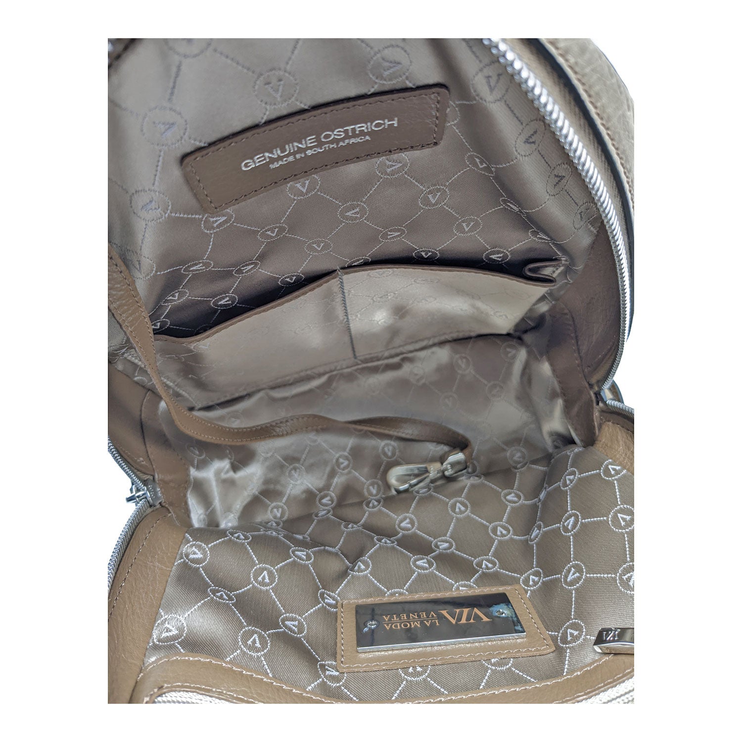 Ostrich Leather Desert Backpack - Ostrich Leather Bag