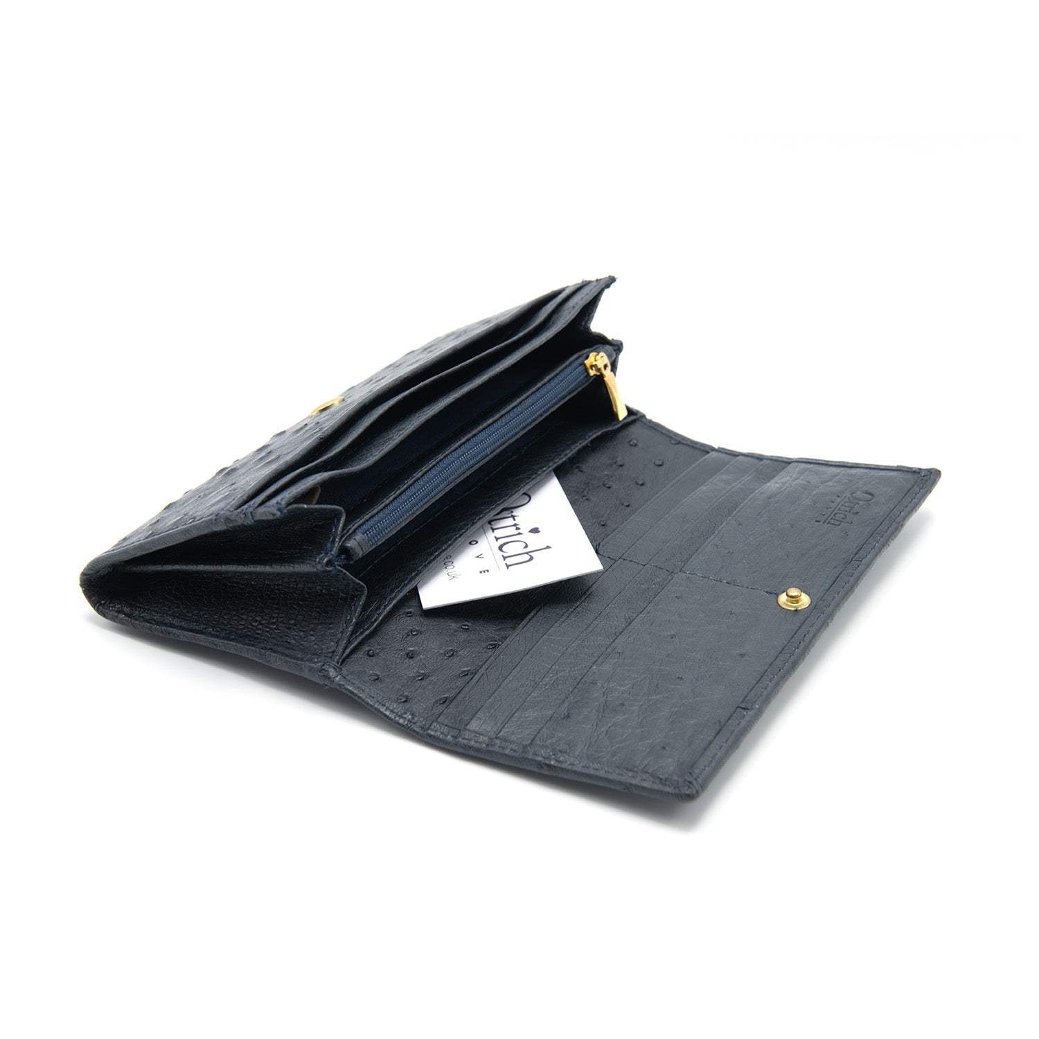 Ostrich Leather Knysna Wallet - Ostrich Leather Wallet