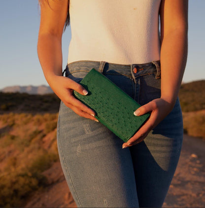 Ostrich Leather Knysna Wallet - Ostrich Leather Wallet