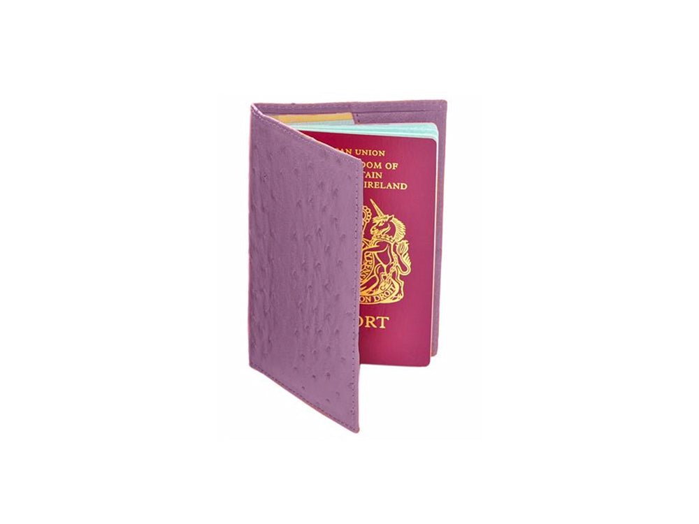 Ostrich Passport Holder - Accessories