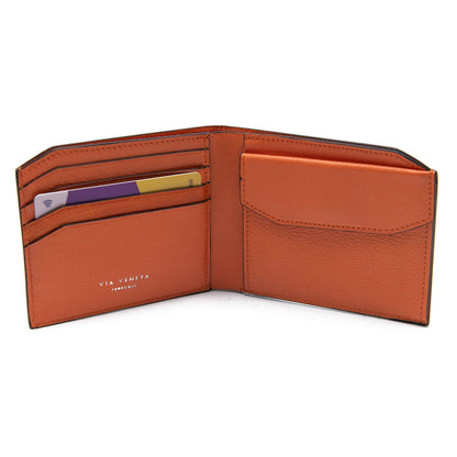 Sante Fe Ostrich Shin Leather Bill &amp; Coin Wallet - Ostrich Leather Wallet