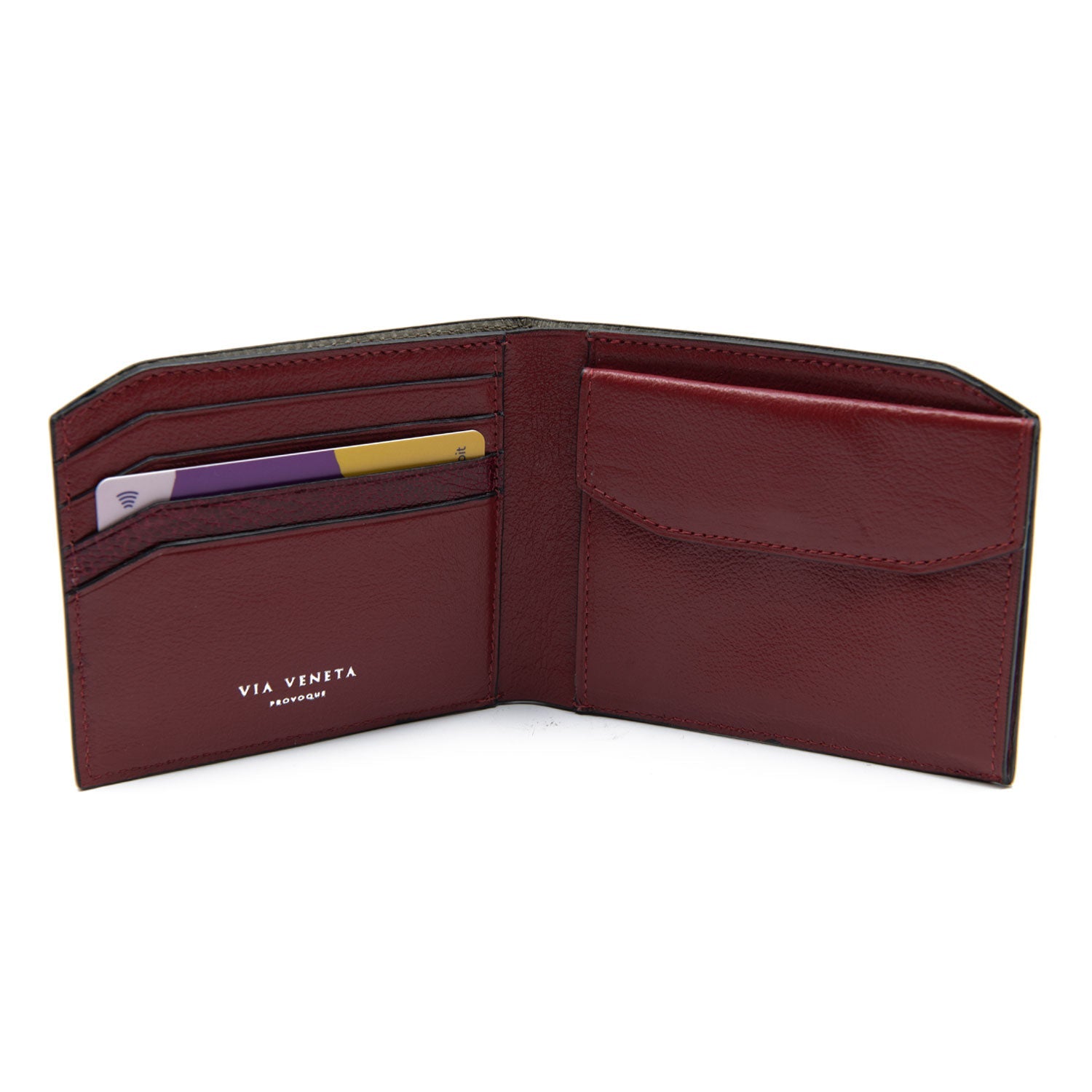Sante Fe Ostrich Shin Leather Bill &amp; Coin Wallet - Ostrich Leather Wallet