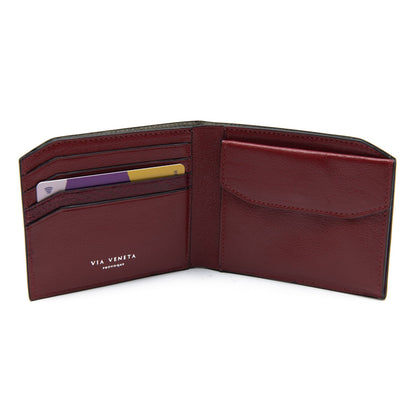 Sante Fe Ostrich Shin Leather Bill & Coin Wallet - Ostrich Leather Wallet