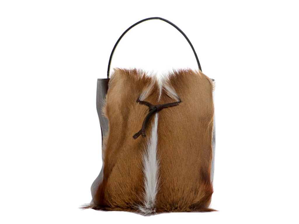 Springbok Bucket Bag with X Body Strap - Handbags &amp; Clutch Bags